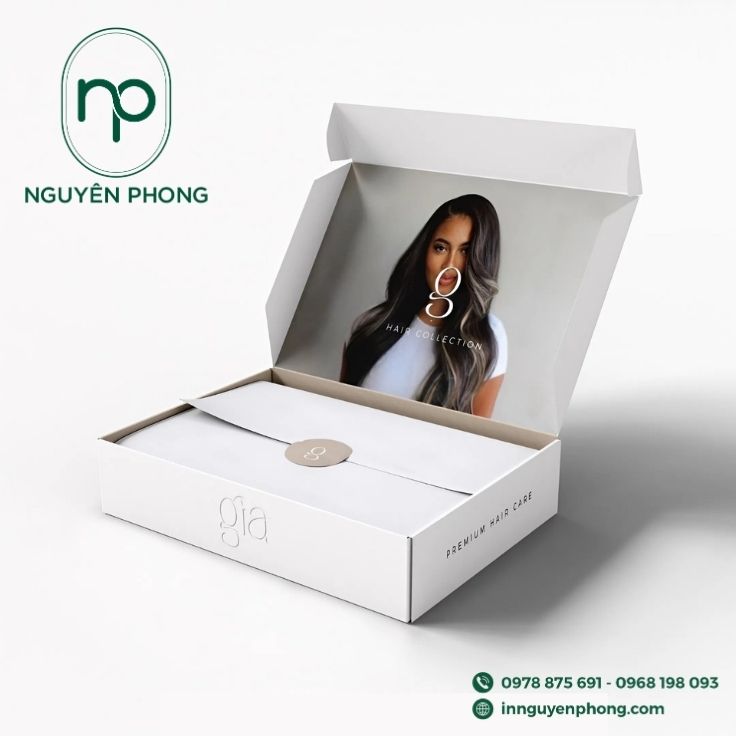 Mẫu hộp carton đựng máy sấy để đóng gói 